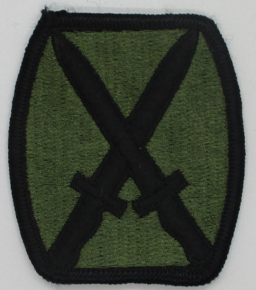 10th Mountain Division  Black Merrowed Edge