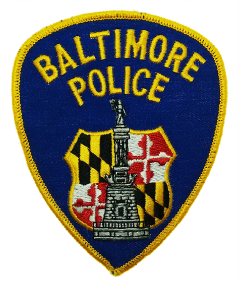 Baltimore Police Patch (uniform take off) (MD)