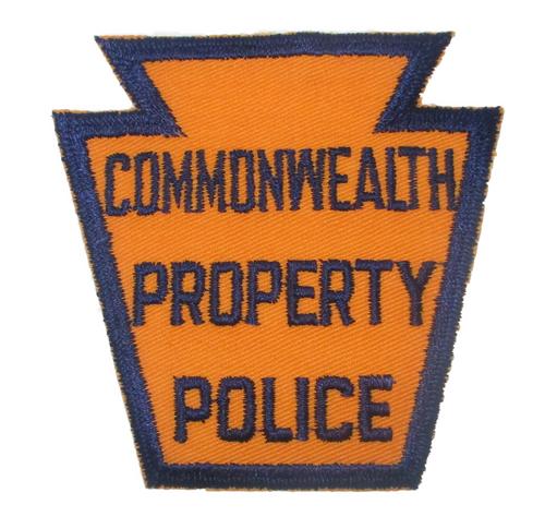 Commonwealth Property Police Patch (orange/navy) (PA)