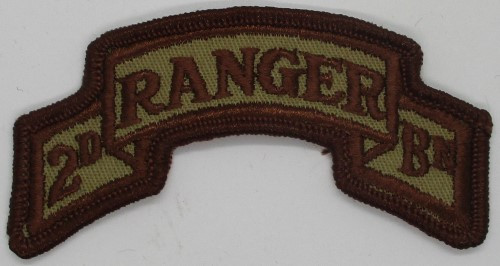 2nd Ranger Bn (brn merrowed edge) 13-19w