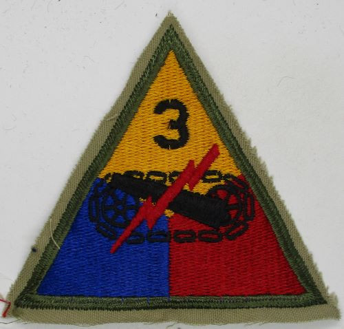 3rd Armored Division (cut edge) 34-3 K