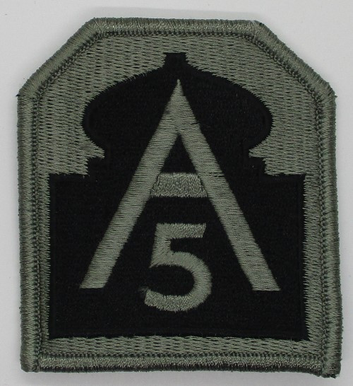 5th Army (velcro back) 1-7w