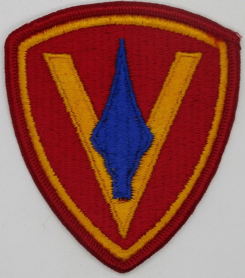 5th Marine Div. (red merrowed edge) 22-6w