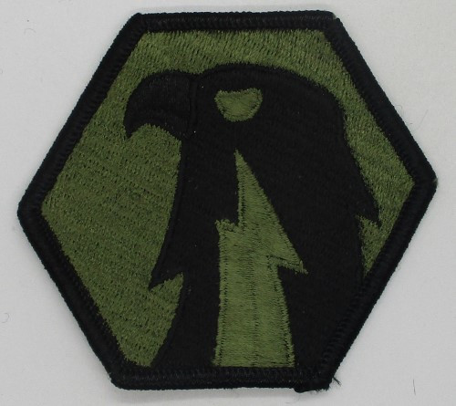 6th Signal Brig. (blk merrowed edge) 38-40w