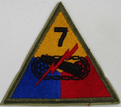7th Armored Division (cut edge) 34-7 K