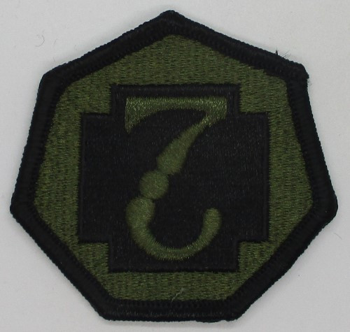 7th Medical Cmd. (blk merrowed edge) 37-16w