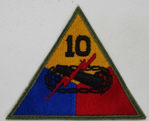 10th Armored Division (cut edge) K
