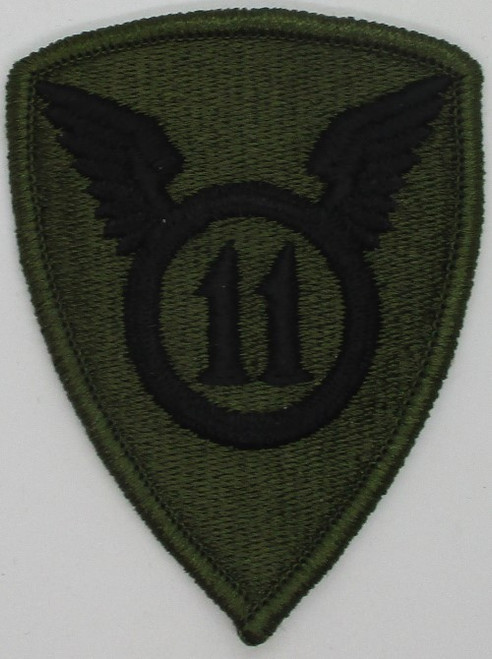 11th Airborne Div. (no tab)(green merrowed edge) 3-14w