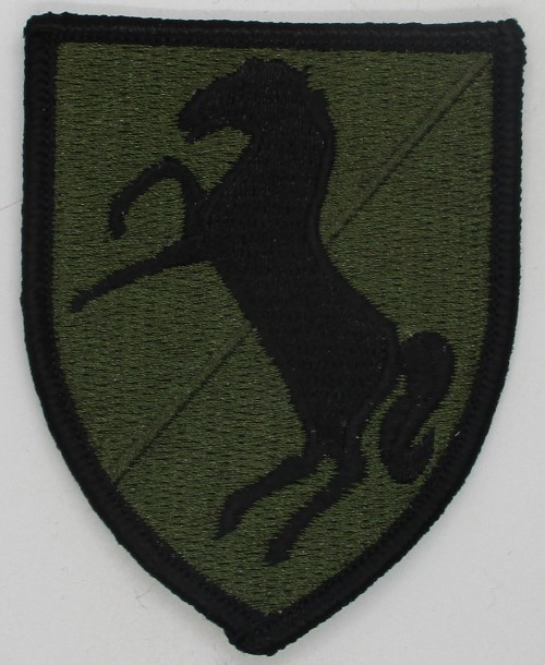 11th Armored Cav. Regt.  (blk merrowed edge) 32-19w