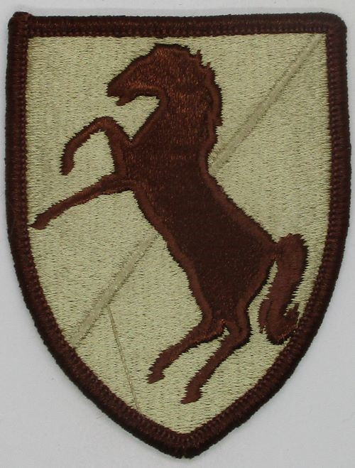 11th Armored Cav. Regt.  (brn merrowed edge) 32-19w