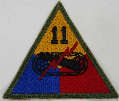 11th Armored Division (cut edge) 34-10 K