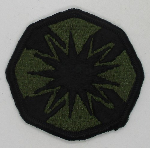 13th Army Support Brigade (blk merrowed edge) 39-9w