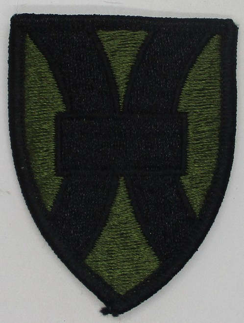21st Army Support Cmd. (blk merrowed edge) 39-5w