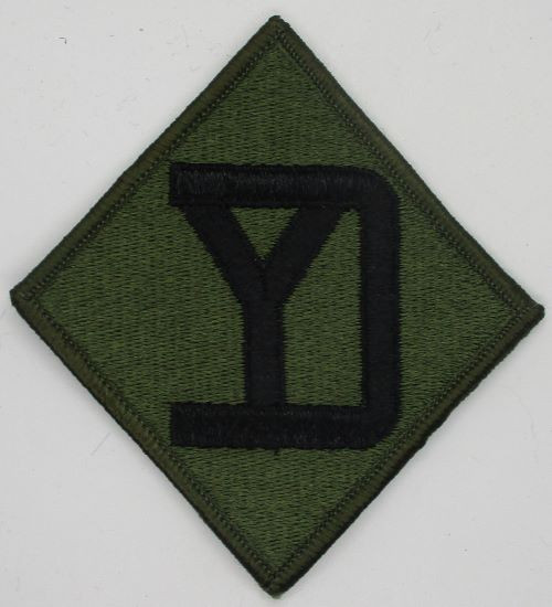 26th Div. (blk on green)(merrowed edge) 4-7 K