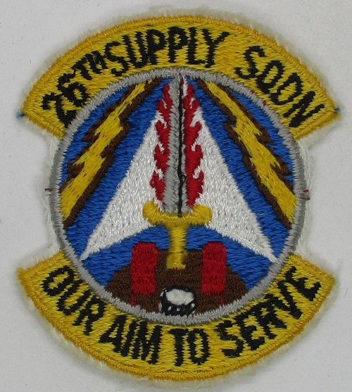 26th Supply Sqdn. (cut edge) 80-137w