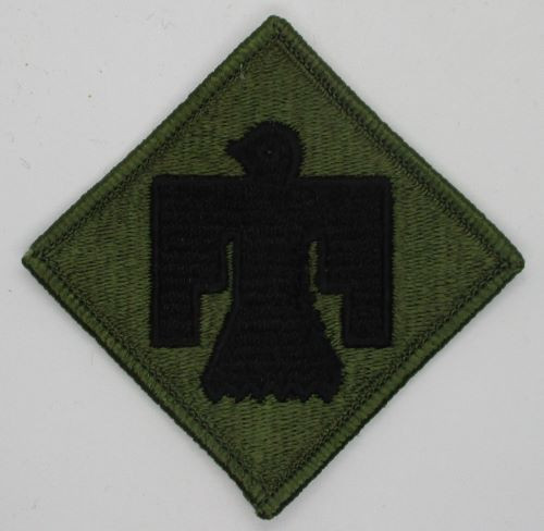 45th Div. (green merrowed edge) 5-2 K