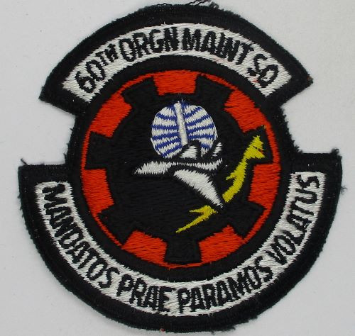 60th  Orgn. Maint. Sqd. (cut edge) K