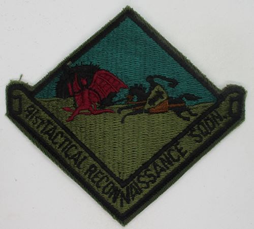 91st Tact. Recon Sqdn. (cut edge) 80-130 K
