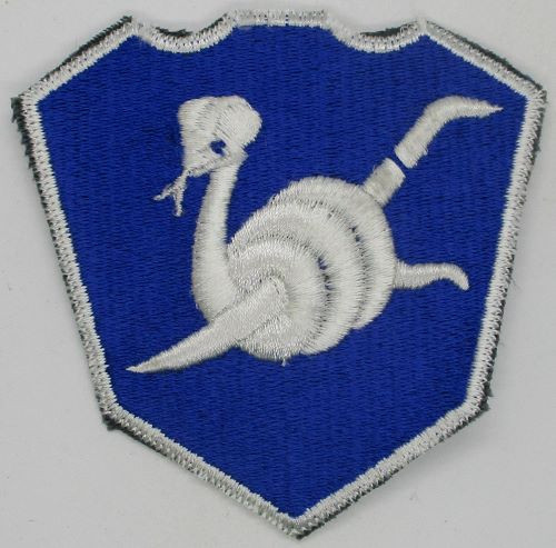 258th Army Infantry Brig. (royal blue cut edge) 36-5 K