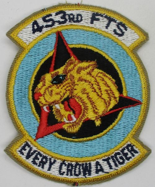 453rd Fighter Training Sqd. large cut edge)(bottom rocker)  K
