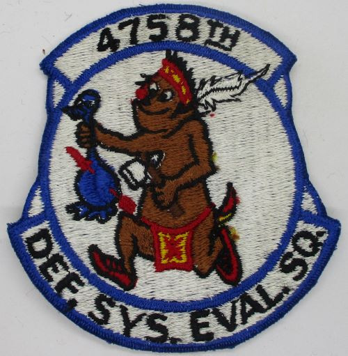 4758th Def. Sys. Eval. Sqd. (cut edge) K