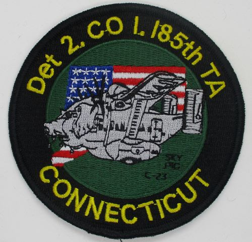 Det. 2 Co. 1 185th Avn. Regt. (merrowed edge) K