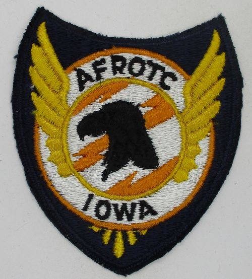Iowa Univ. AF ROTC (cut edge) 73-32 K