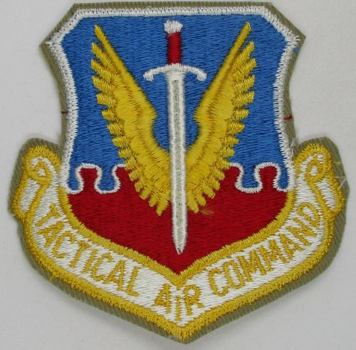 Tactical Air Command (gold lettering)(cut edge) 65-8 K