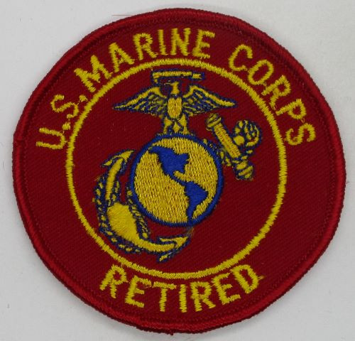 U.S. Marine Corps (red merrowed edge) K
