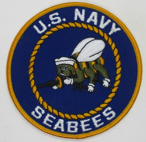 US Navy Seabees (merrowed edge) K