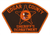 Sheriff: Edgar County Sheriff's Dept. Police Patch (orange/brown) (IL)
