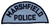 Marshfield Police Patch (light blue twill/cut navy edge)(MA)