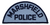 Marshfield Police Patch (light blue twill/navy merrowed edge)(MA)