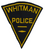 Whitman Police Patch (black,felt,triangle)(MA)