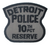 Detroit 10th PCT Reserve Police Patch (MI)