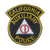 California Auxiliary Civil Defense (CD) Police Patch (twill) (PA)