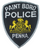 Paint Boro Police Patch (gray edge) (PA)