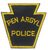 Pen Argyl Police Patch (black/yellow, twill) (PA)