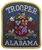 State: Trooper Police Patch (large) (AL)
