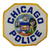 Chicago Police Patch (gold edge/blue letters, twill)(IL)