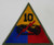 10th Armored Division (cut edge) K