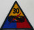 30th Armored Division (merrowed edge) 34-30 K