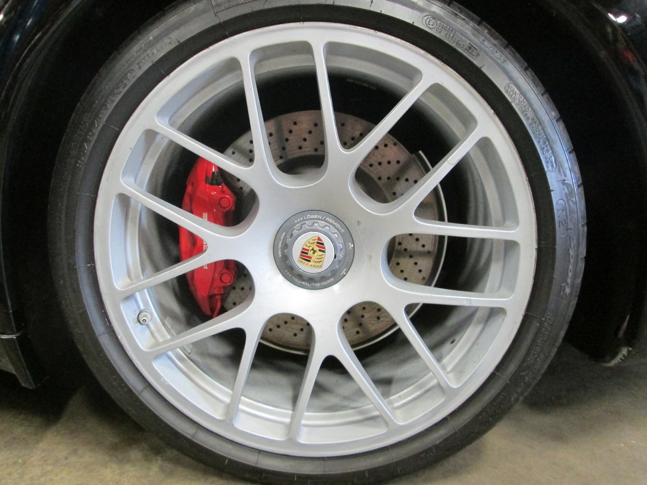 OEM Factory Porsche 997 Turbo S Wheels with Center Locking Caps