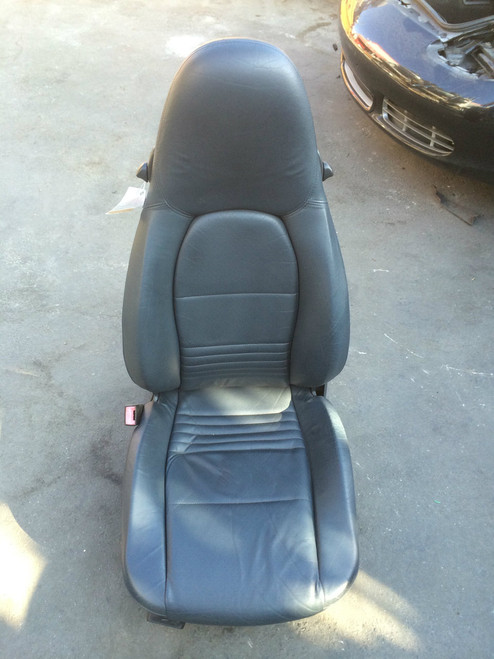 Driver Side Perf Leather 8-way Power Porsche 996 Seat Black