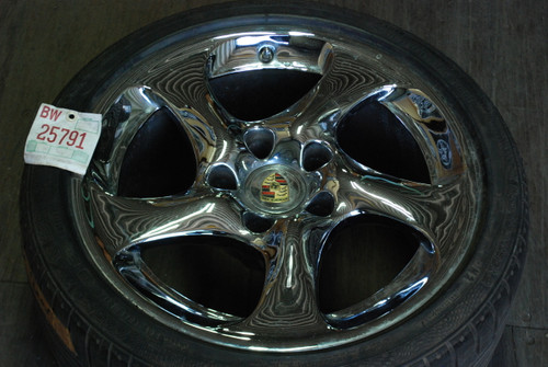 Porsche Chrome Hallow Spoke  996 Turbo twist Wheel 11x18 ET45  99636214211 