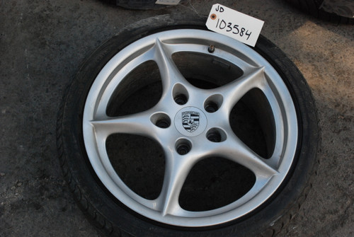 Porsche 996 MY02 5-Spoke Wheel 8x18 ET50 99636213603  18" Rim OEM