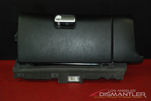 Porsche 911 997 Carrera Black Leather Glove Box Glovebox Compartment Dash OEM