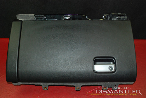 11-14 Porsche 958 Cayenne Glove Box Storage Black Vinyl 7P5.857.095.F OEM