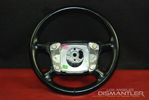 Porsche 911 964 993 Carrera Black 4 Spoke Steering Wheel 96434780452 OEM