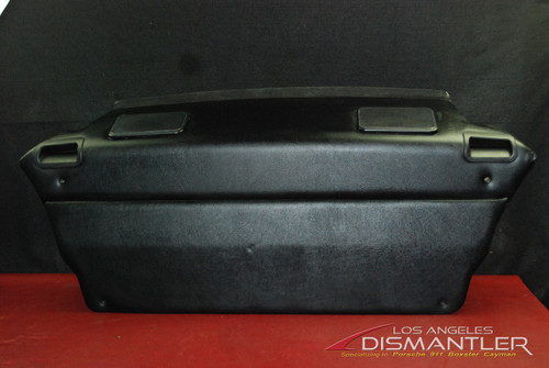 Porsche 993 911 Targa Package Tray Black Vinyl Rear Panel Cover + Speakers